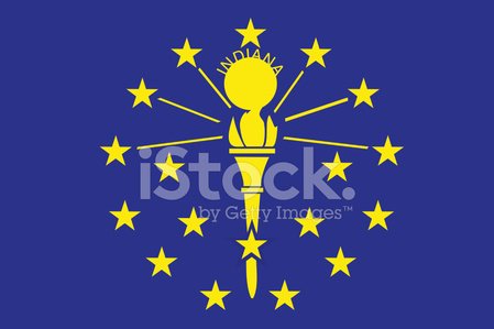 449x299 Indiana State Flag Stock Vectors