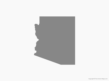 460x345 Vector Us State Maps Free Vector Maps