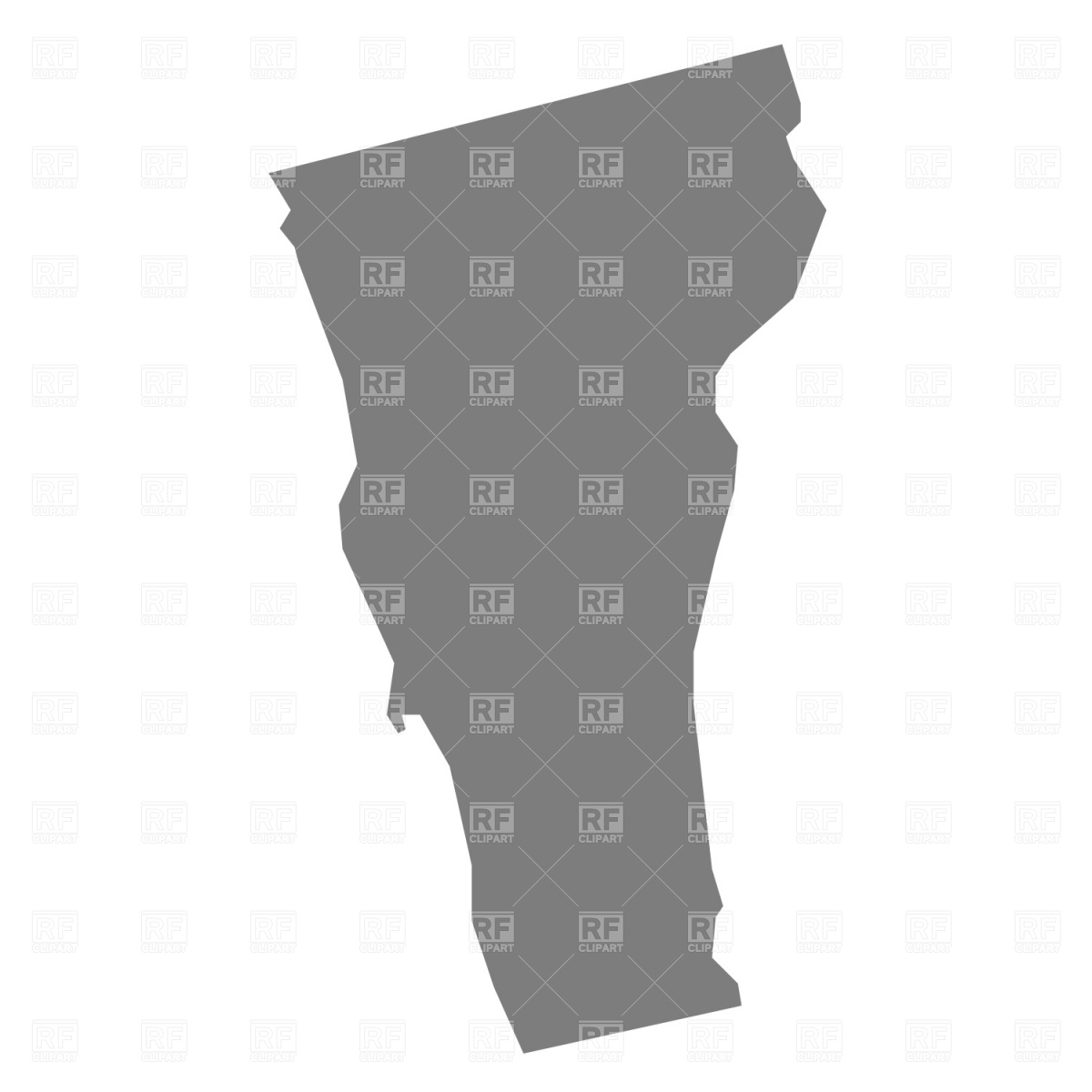 1200x1200 Vermont State Map Vector Image Vector Artwork Of Signs, Symbols