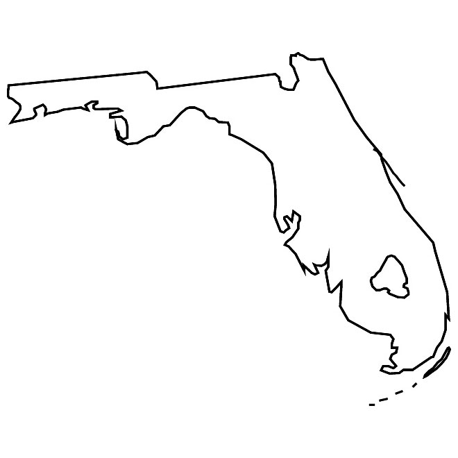 660x660 Georgia State Map Outline Vector Outline Map Of Florida Download