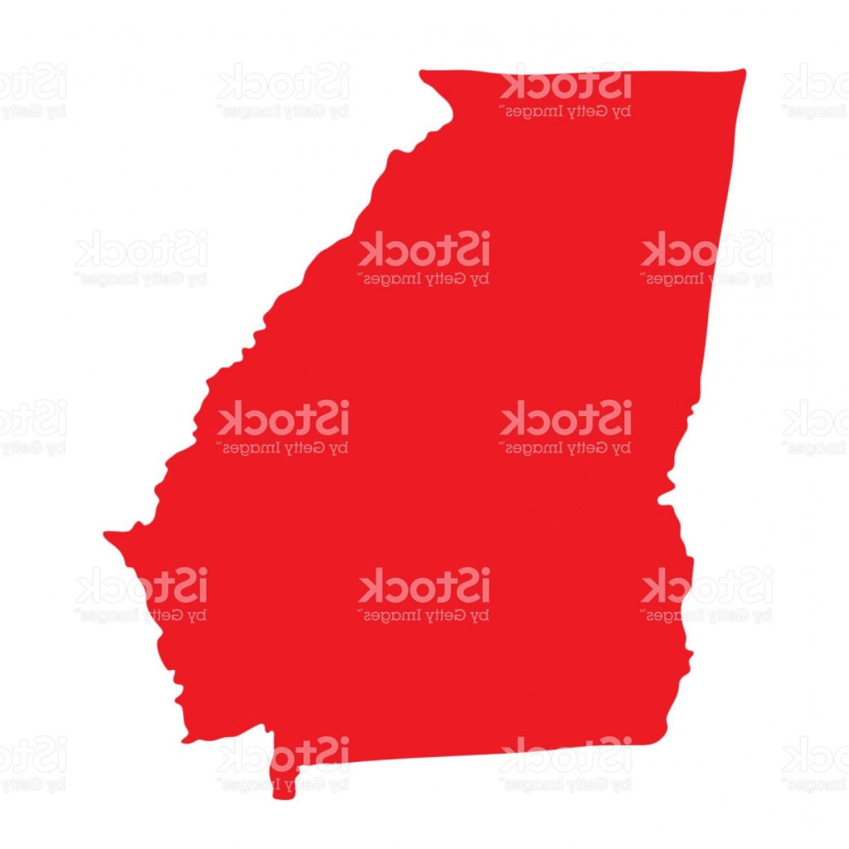 1228x1228 Georgia Vector Map Icon State Of Georgia Map Contour Outline