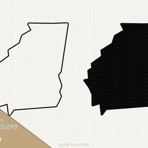 300x300 Georgia Vector State Clipart Ga Clip Art Lazttweet