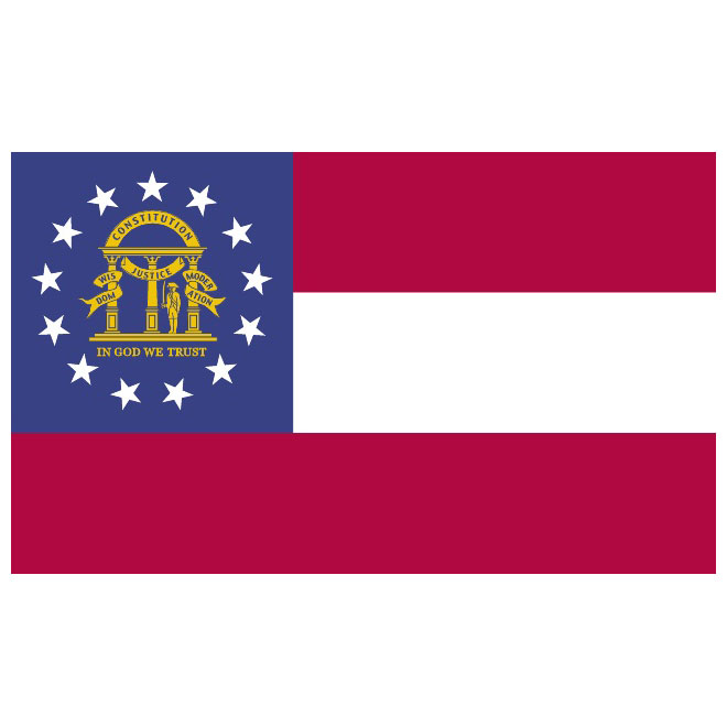 660x660 Georgia Secession Vector Flag