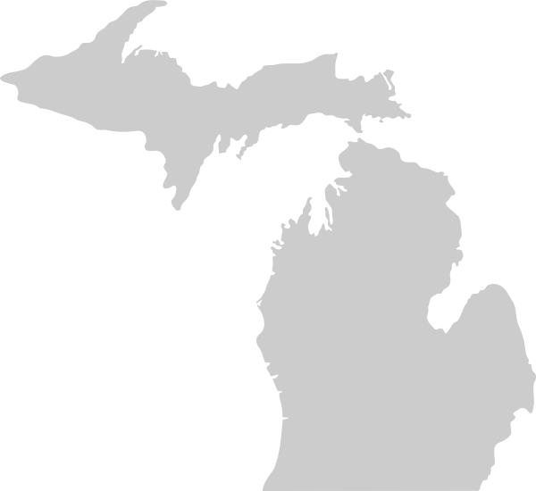 600x550 Michigan Vector