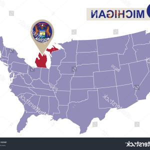 300x300 Flag Michigan State United States Vector Lazttweet