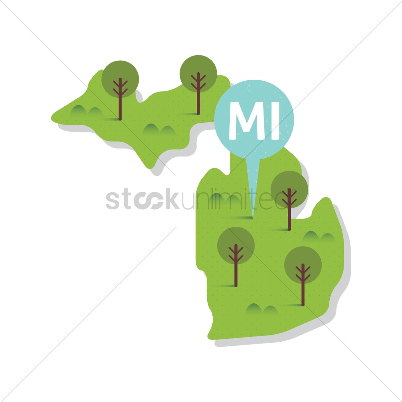 State Of Michigan Vector at GetDrawings | Free download