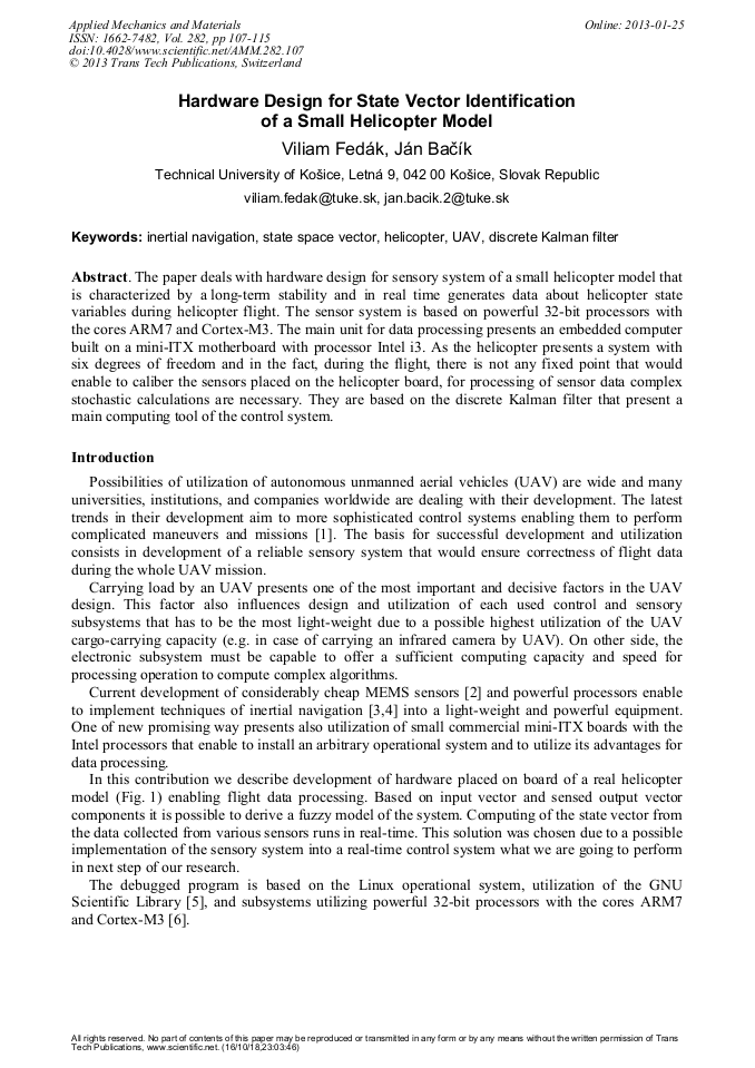 678x959 Hardware Design For State Vector Identification Of A Small