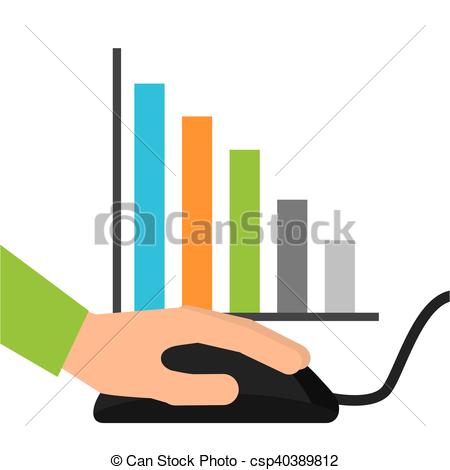 450x470 Statistics Online Information Icon Vector Illustration Design.