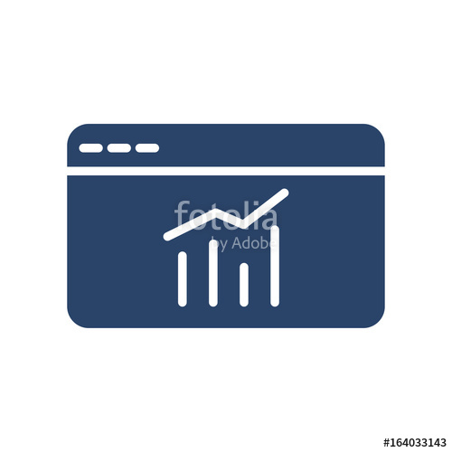 500x500 Website Statistics Icon Vector Stock Image And Royalty Free