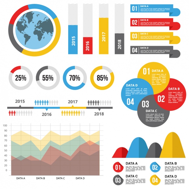 626x626 Infographic Template With Useful Statistics Vector Free Download