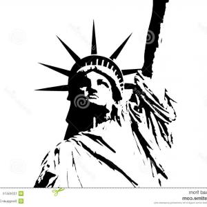 300x300 Silhouette Of Statue Of Liberty In New York Vector Lazttweet