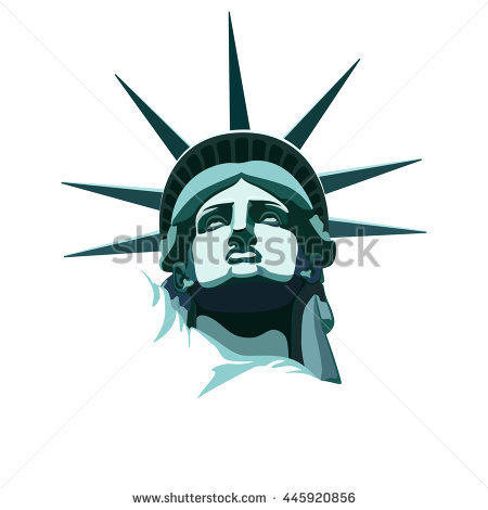 450x470 Collection Of Statue Of Liberty Head Drawing High Quality