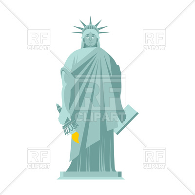 400x400 Sad Statue Of Liberty Vector Image Vector Artwork Of