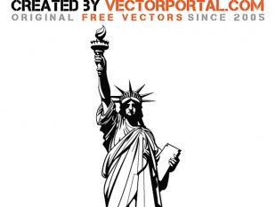 310x233 The Statue Of Liberty Vector Graphic Free Vectors Ui Download