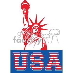 300x300 Royalty Free 4th Of July Statue Of Liberty Vector Icon 403806
