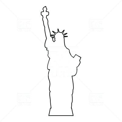 400x400 Statue Of Liberty Clipart Vector