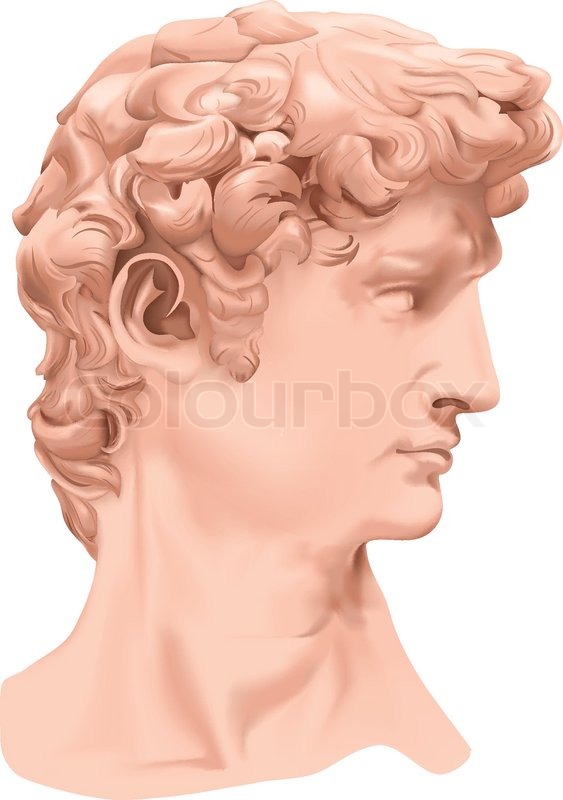 563x800 Vector. The Statue Of David. Stock Vector Colourbox