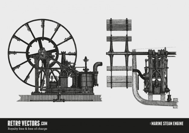 626x443 Steam Engine Vectors, Photos And Psd Files Free Download