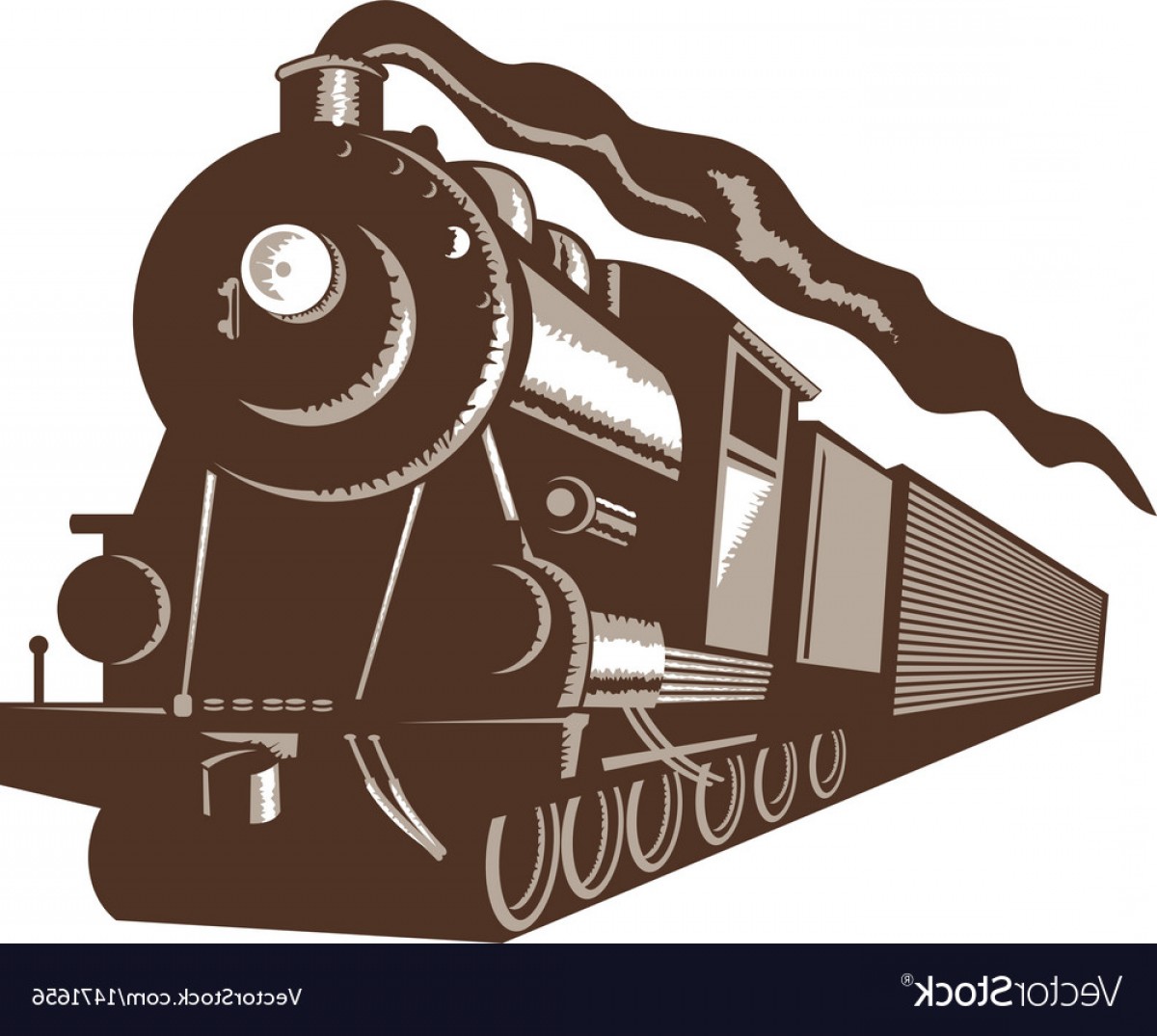 1200x1075 Vintage Steam Train Locomotive Vector Sohadacouri