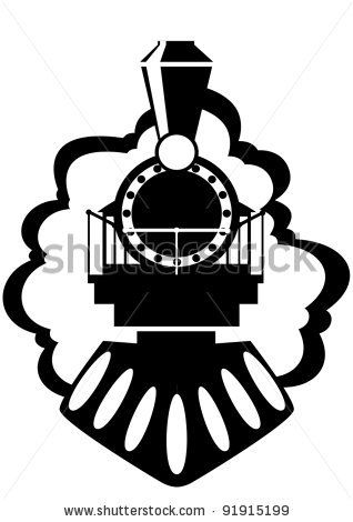 318x470 Steam Engine Vector