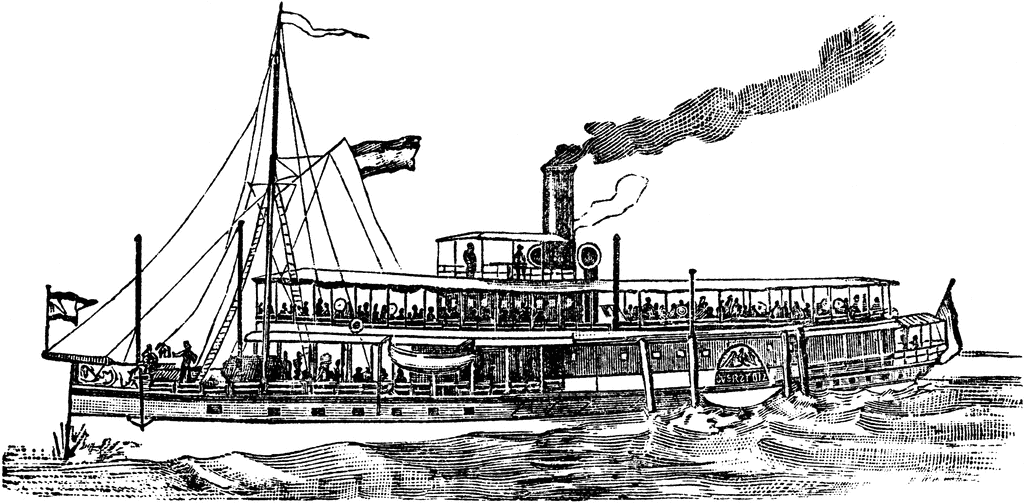 1024x503 Steamboat Clip Art Diagram