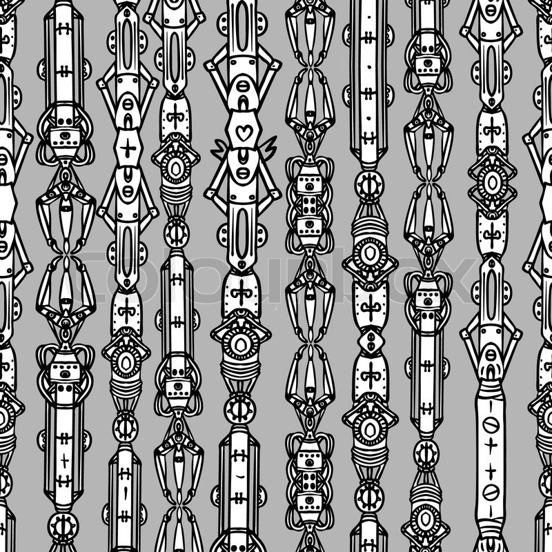800x800 Steampunk Seamless Vector Pattern Stock Vector Colourbox