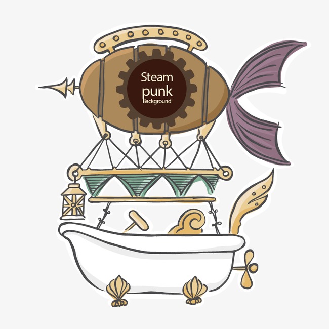 650x650 Steampunk Airship, Punk, Punk Material, Airship Png And Vector For