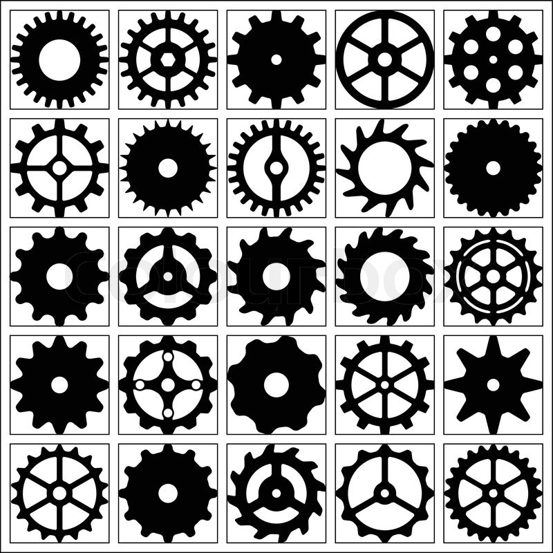 800x800 15 Steampunk Gears Free Vector Art Images