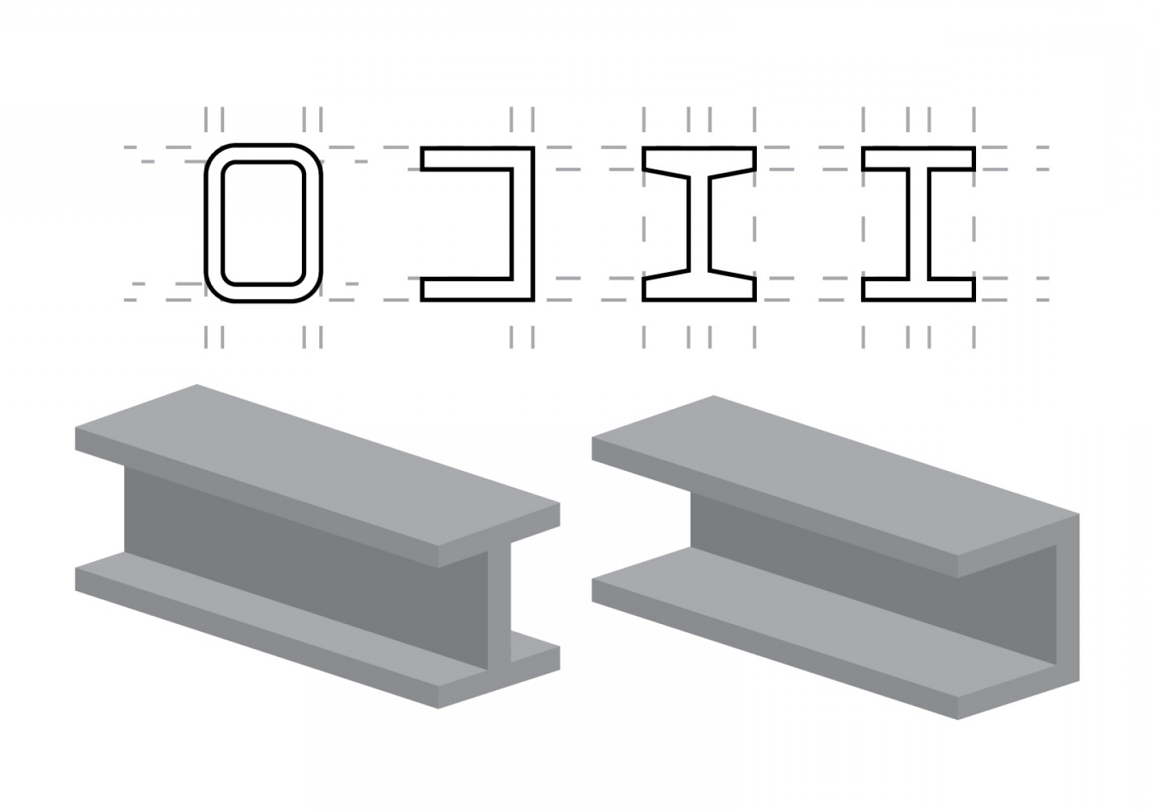 1680x1176 Vector Illustration Of Steel Beams Lazttweet