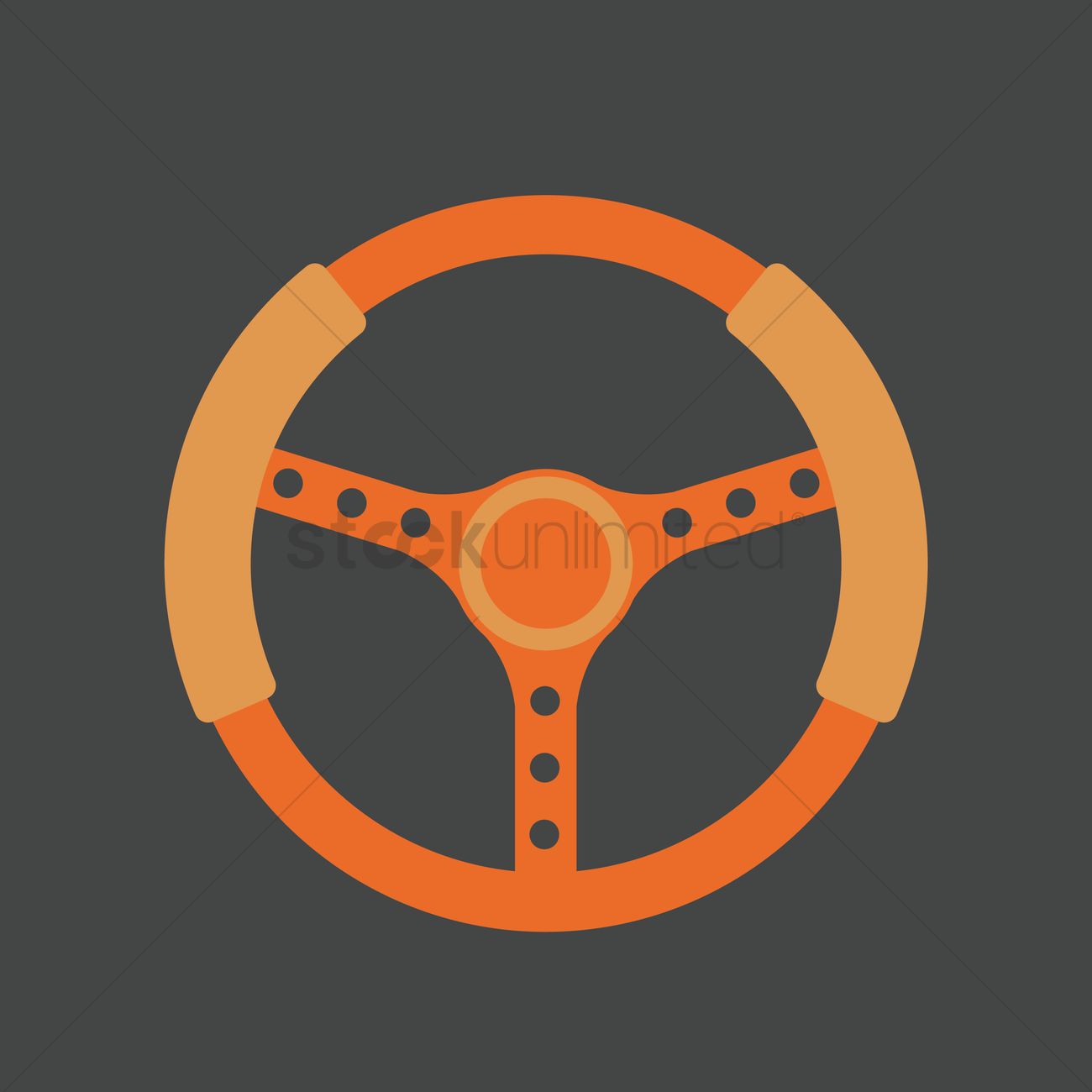 1300x1300 Steering Wheel Vector Image