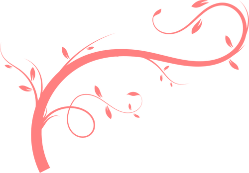 500x348 Pink Plant Stem Vector Image Public Domain Vectors