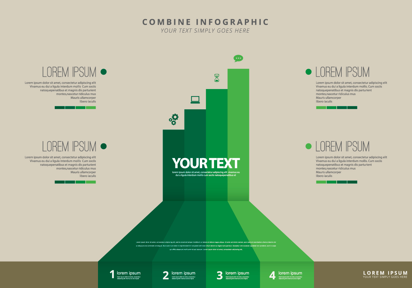 1400x980 Combine Steps Infographic Template