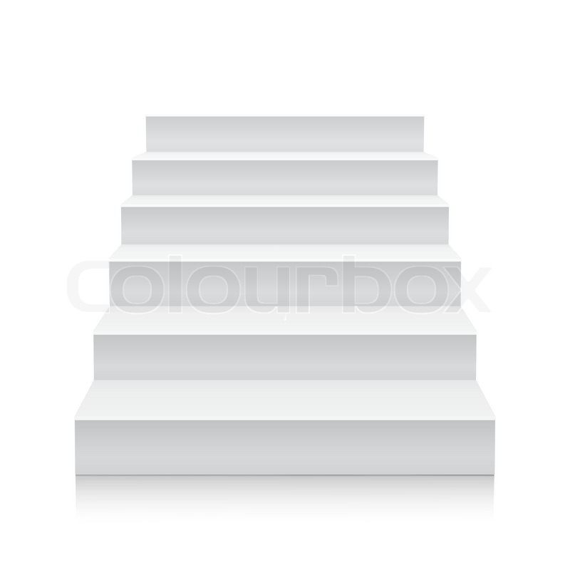 800x800 Stairs Isolated On White Background. Steps. Vector Illustration