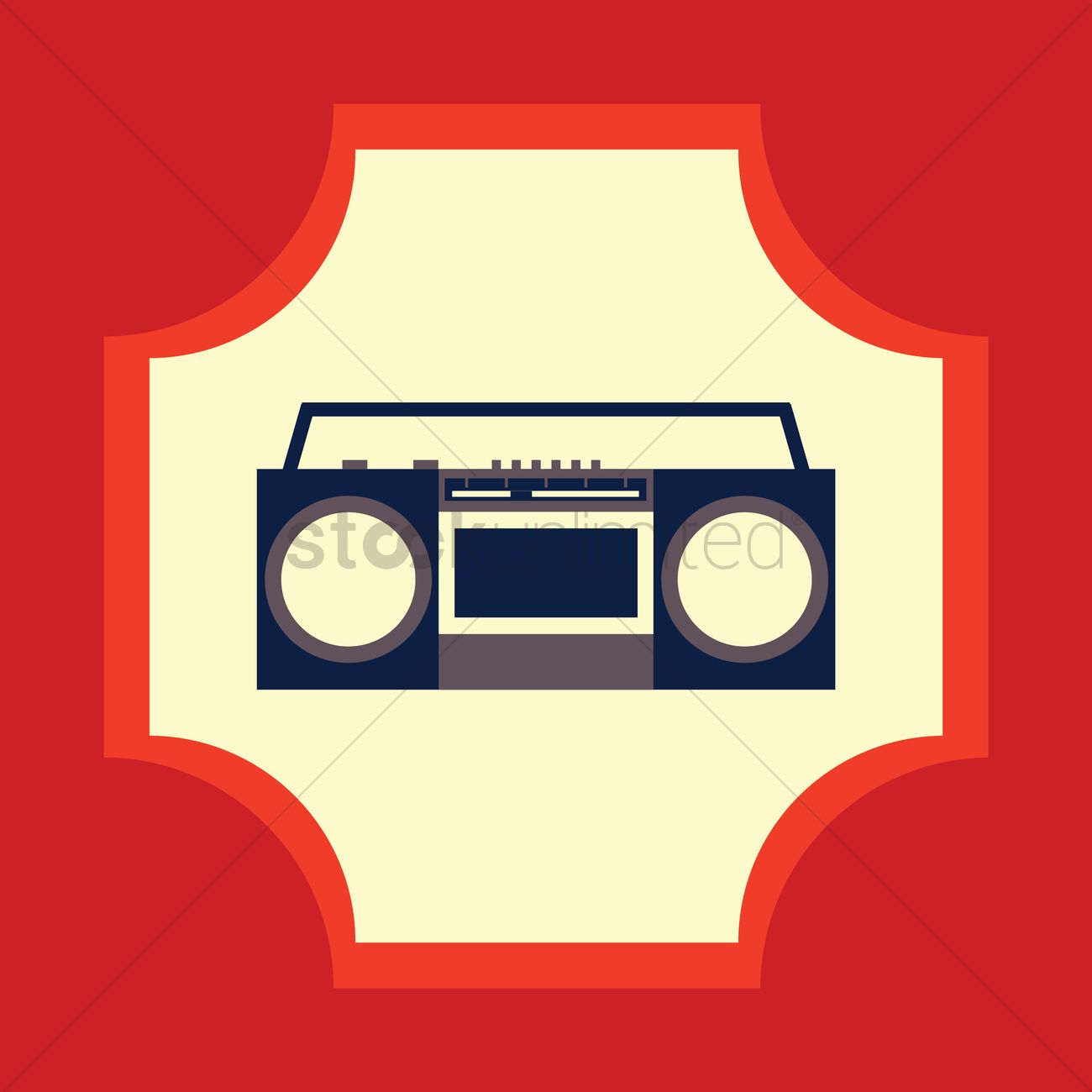 1300x1300 Stereo Vector Image