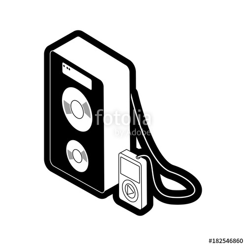 500x500 Stereo Vector Illustration Stock Image And Royalty Free Vector