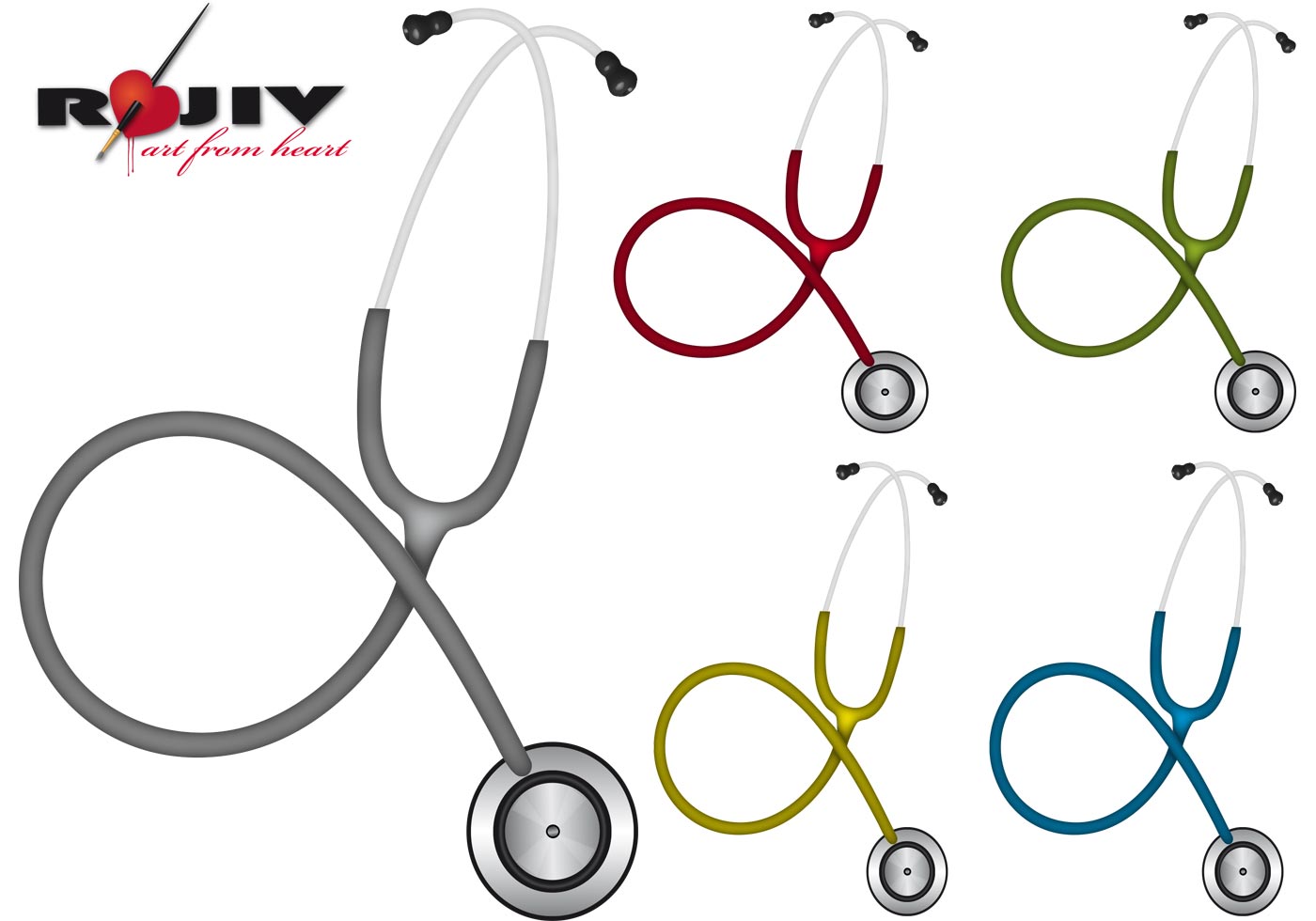 1400x980 Stethoscope Free Vector Art