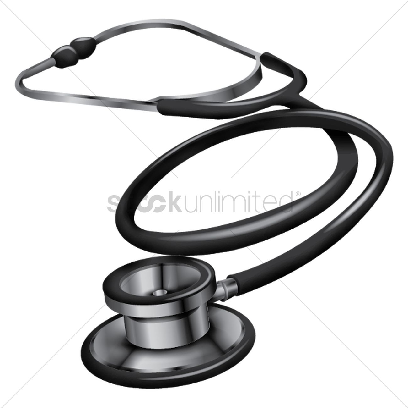 1300x1298 Stethoscope Vector Image