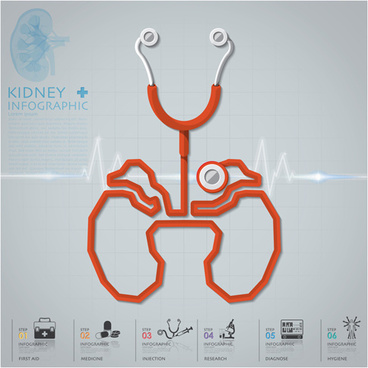 368x368 Health And Medical Infographic With Stethoscope Vector Png Images