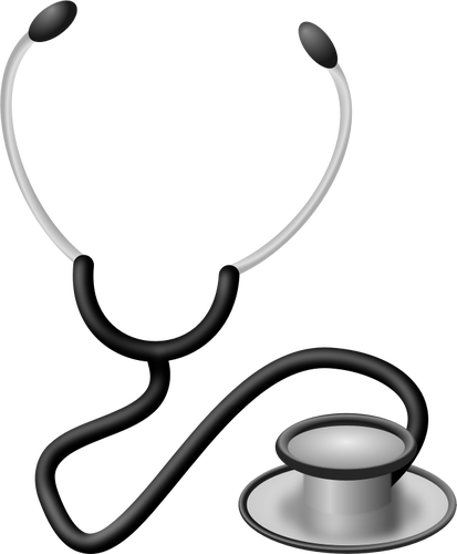 413x500 Medical Stethoscope Vector Drawing Public Domain Vectors