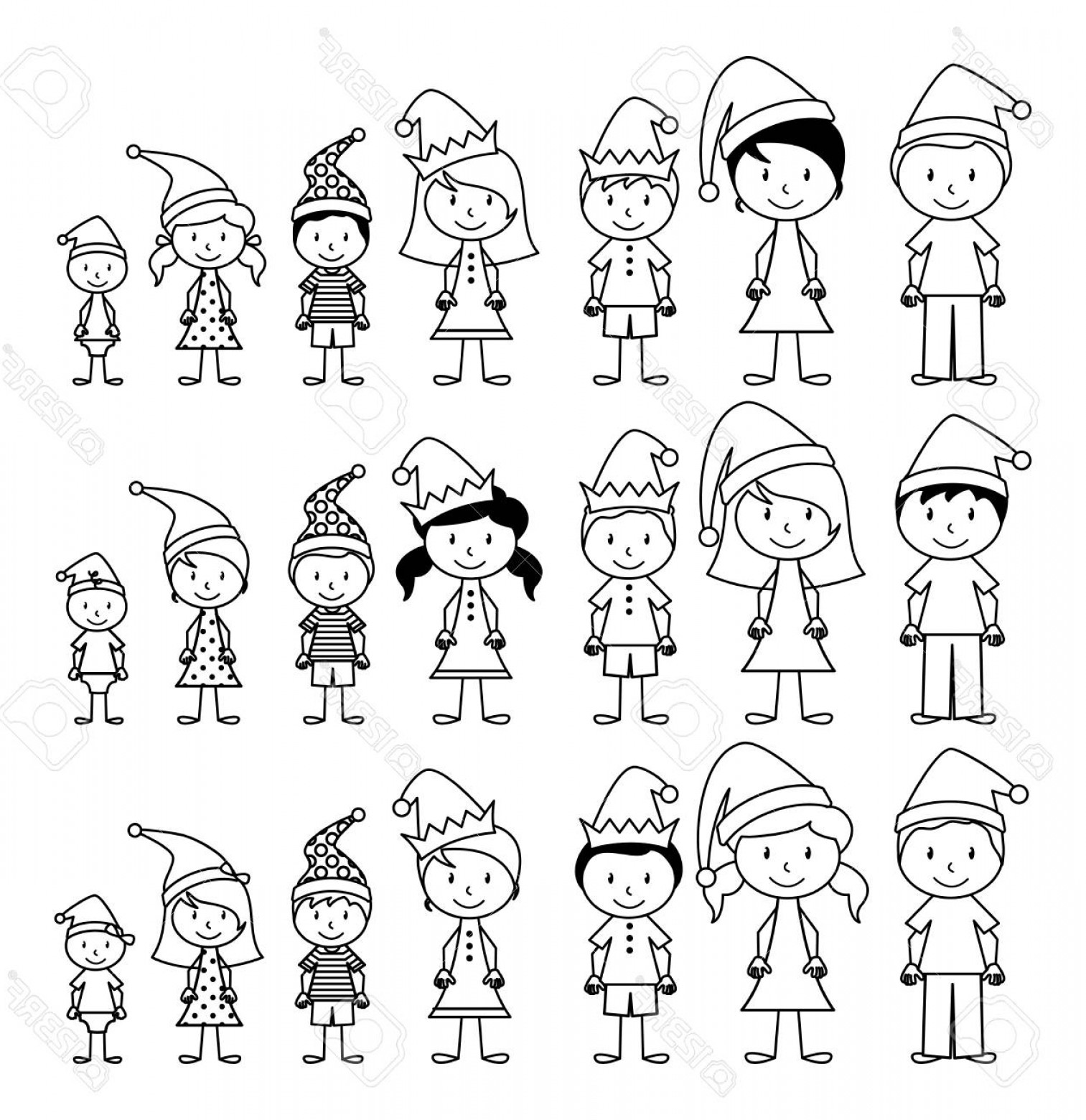 1513x1560 Photostock Vector Vector Collection Of Line Art Christmas Or