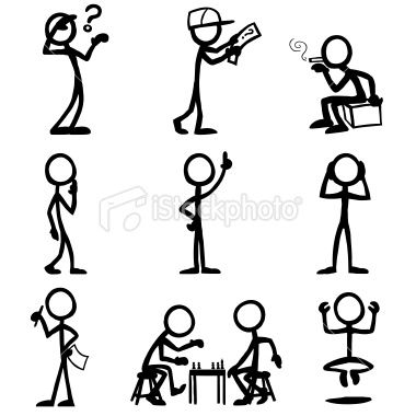 380x380 Stick Figure Vector Art Free