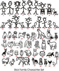 236x283 Stick Figure Family High Quality Decals In 2018 Mummum