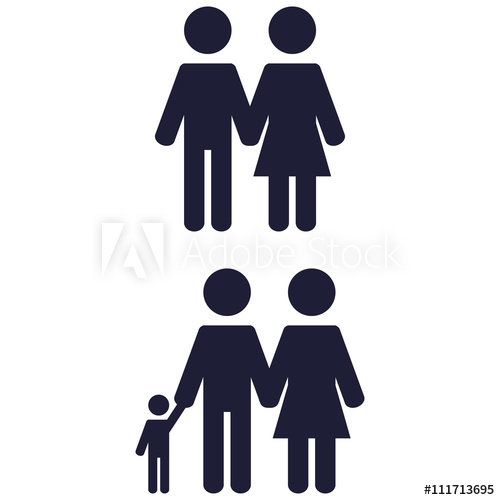 500x500 Stick Figure Icons, Symbol