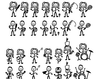 340x270 Vector Stick People Desktop Backgrounds