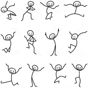 300x300 Hand Drawn Stick Figure Happy Family Vector Arenawp