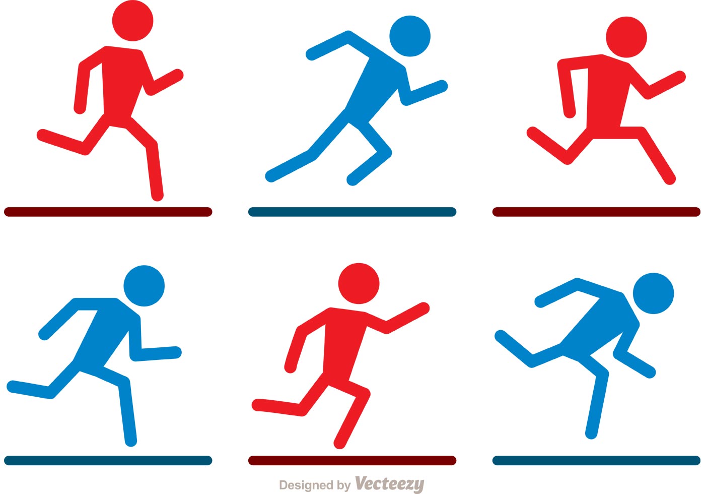 1400x980 Running Stick Figure Free Vector Art