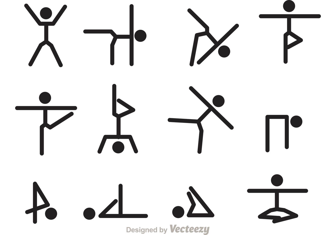 1400x980 Sports Stick Figure Free Vector Art