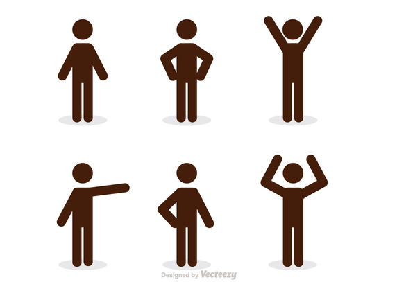 572x407 Stick Figure Icons Pack Vector Free Vector Download In .ai, .eps