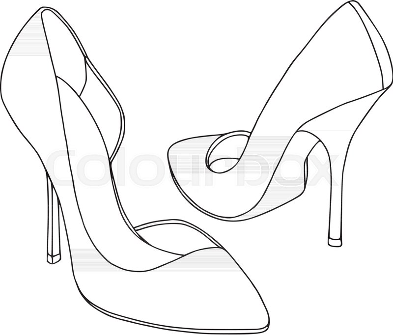 800x682 Ladies Shoes Set