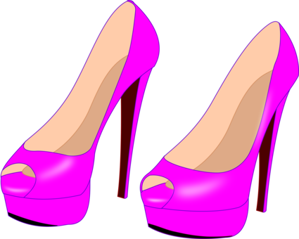 425x340 Stiletto Vector Cartoon ~ Frames ~ Illustrations ~ Hd Images